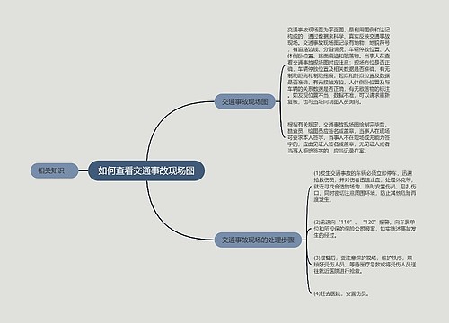 如何查看交通事故现场图