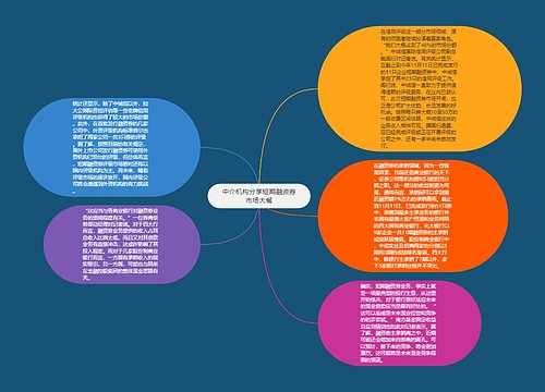 中介机构分享短期融资券市场大餐