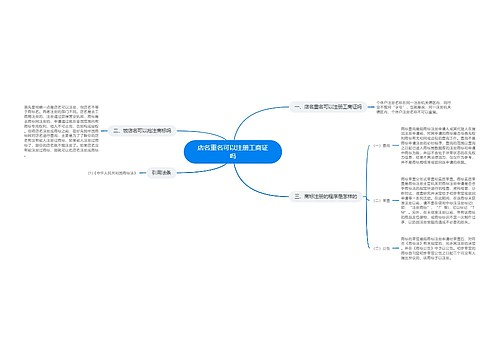 店名重名可以注册工商证吗