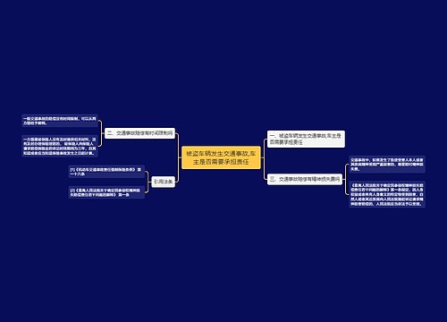 被盗车辆发生交通事故,车主是否需要承担责任