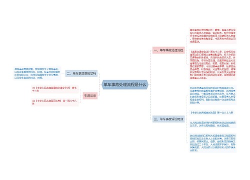 单车事故处理流程是什么