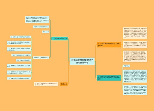 大货车疲劳驾驶处罚过了还能查出来吗