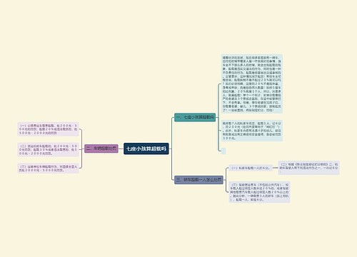 七座小孩算超载吗