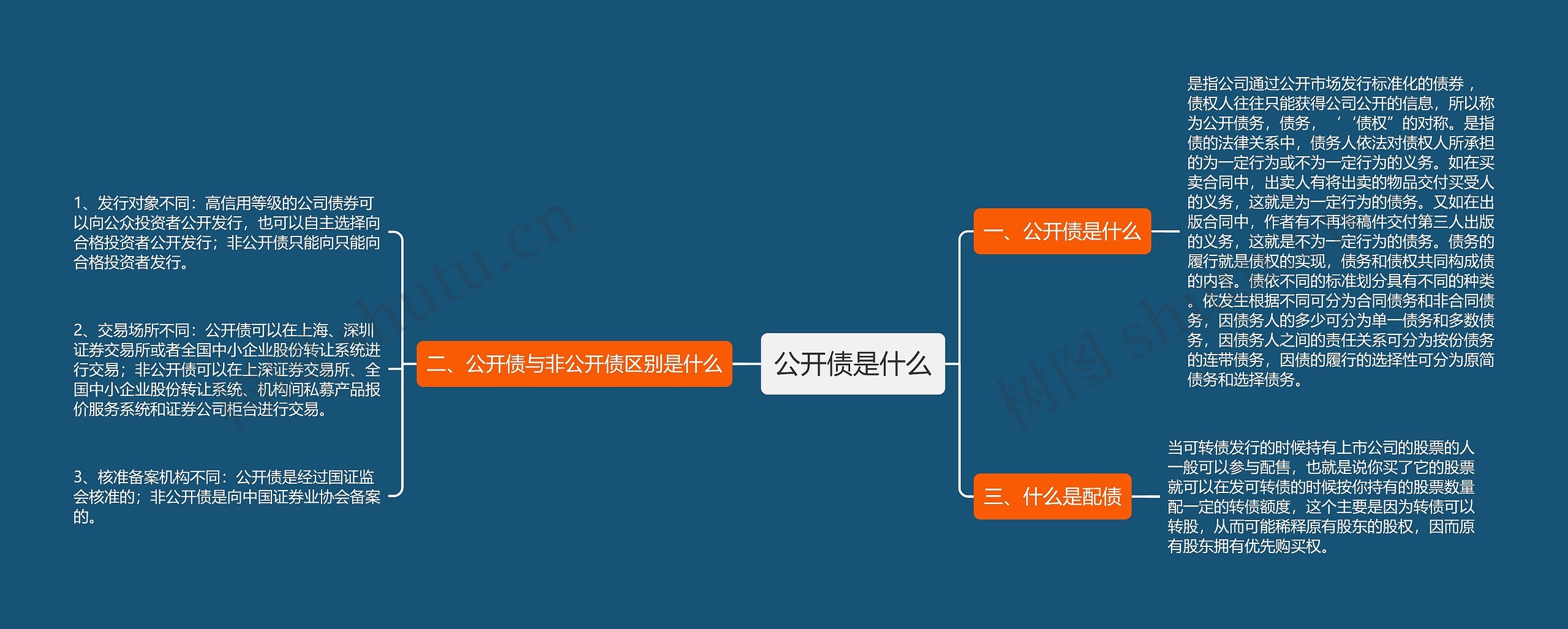 公开债是什么思维导图