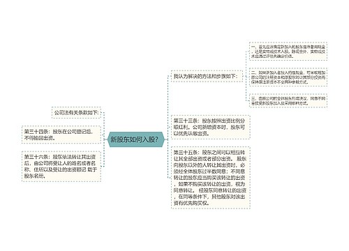 新股东如何入股？