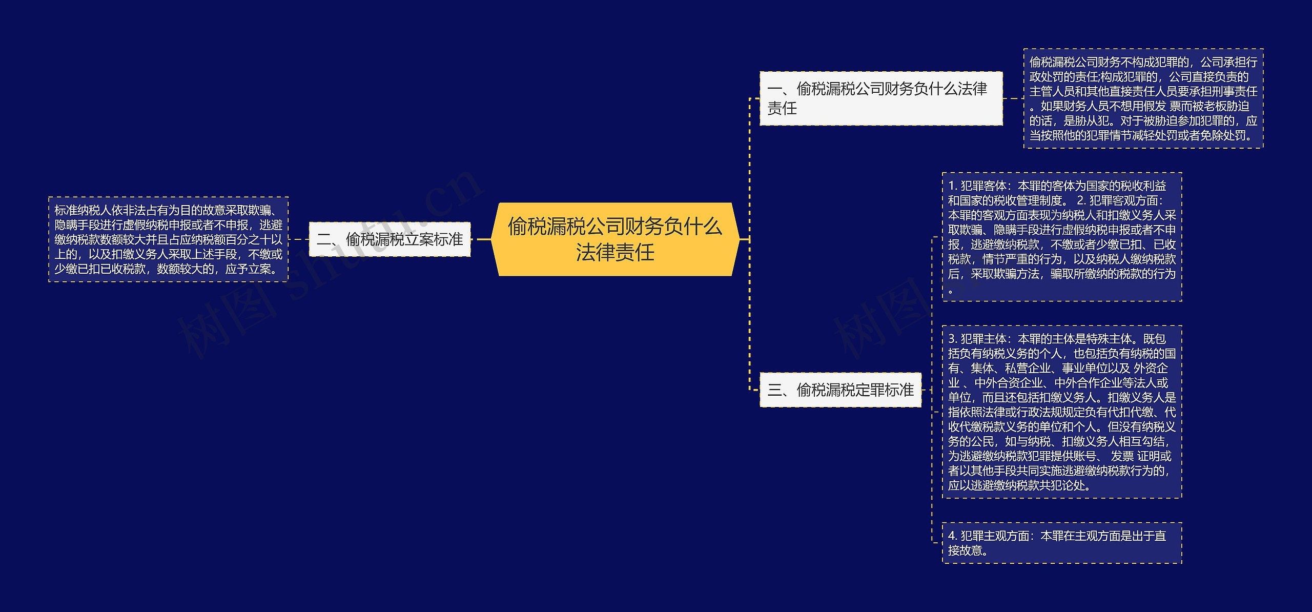 偷税漏税公司财务负什么法律责任