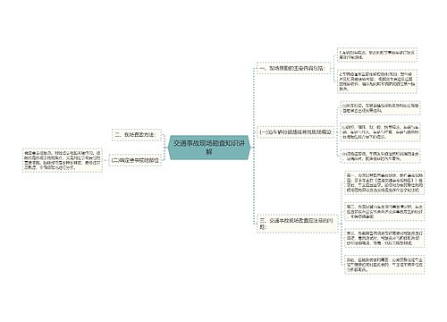 交通事故现场勘查知识讲解