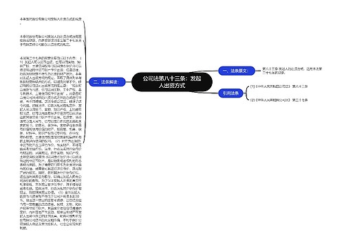 公司法第八十三条：发起人出资方式