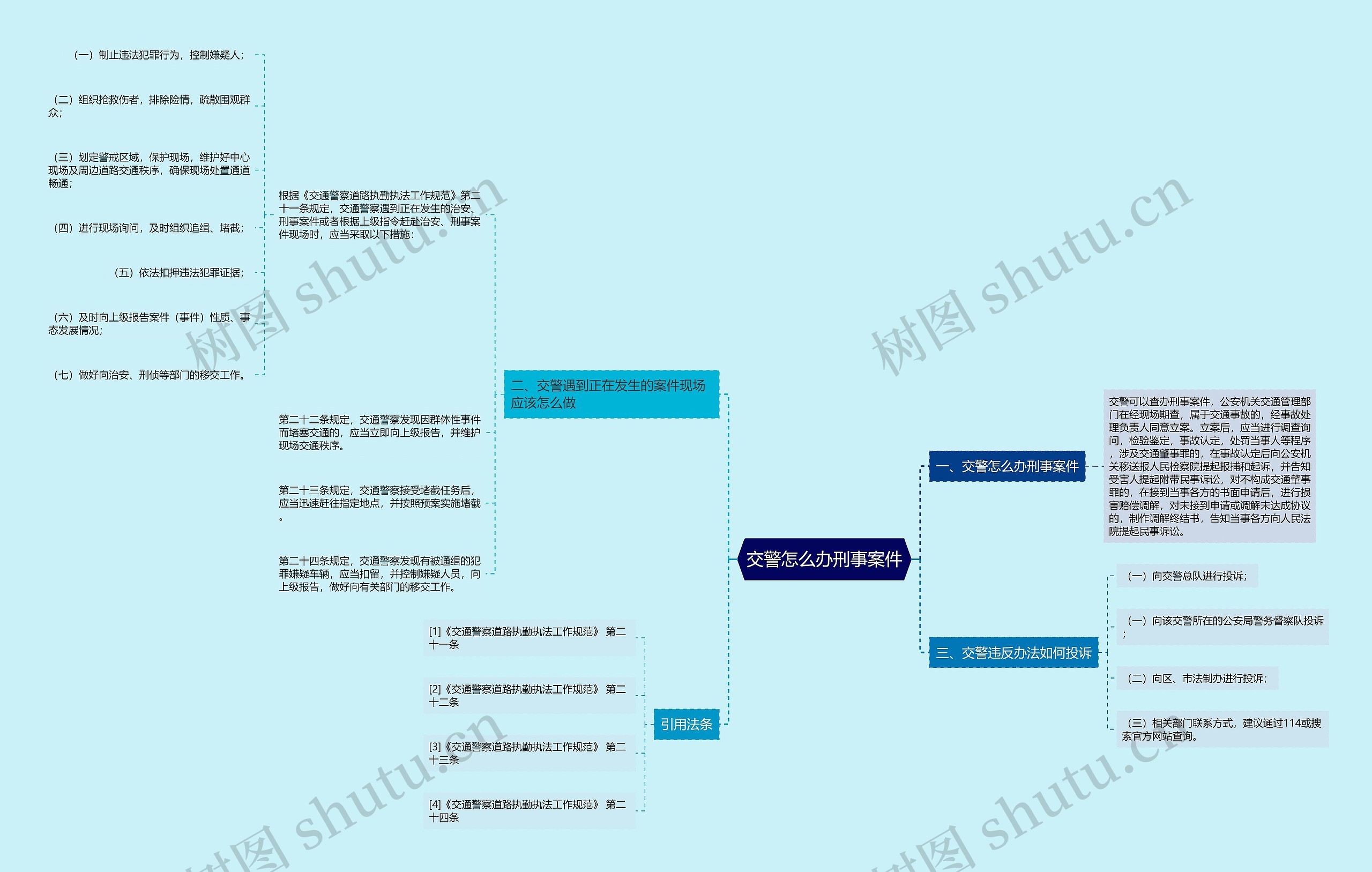 交警怎么办刑事案件