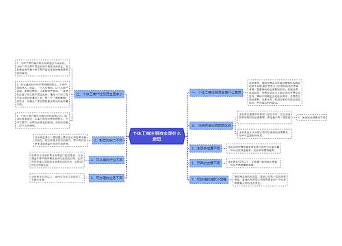 个体工商注册资金是什么意思