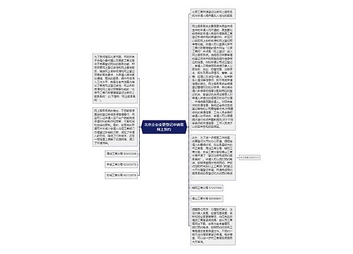 北京企业变更登记申请需网上预约