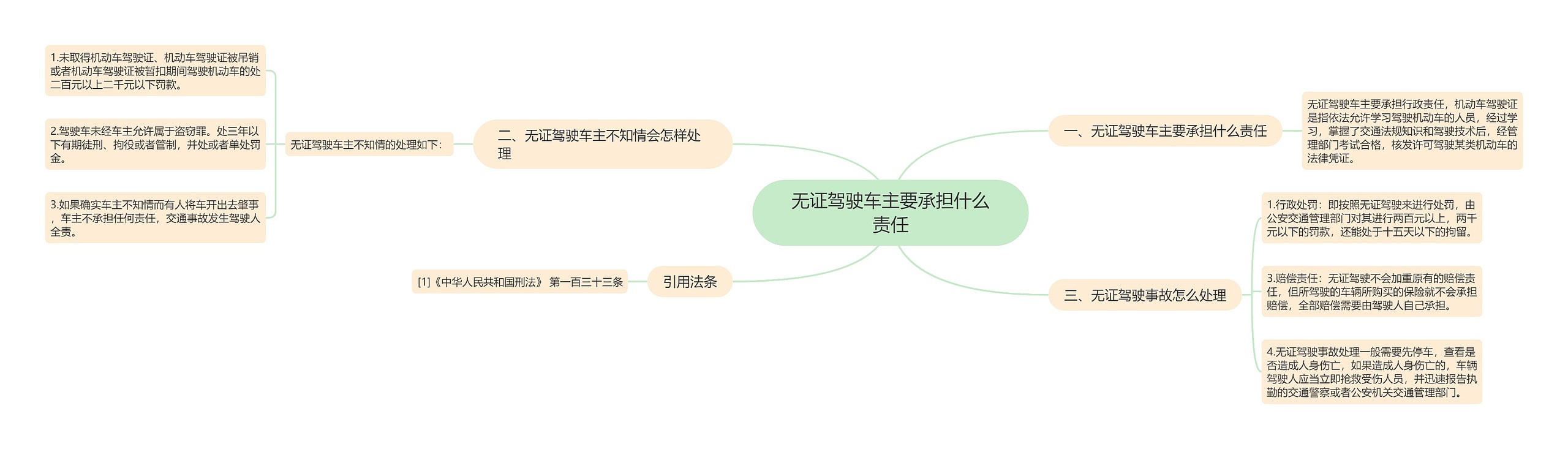 无证驾驶车主要承担什么责任