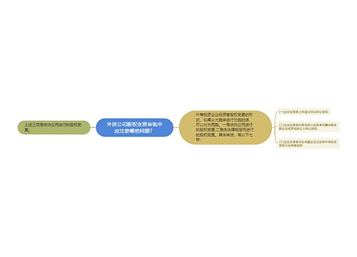 外资公司股权变更审批中应注意哪些问题？