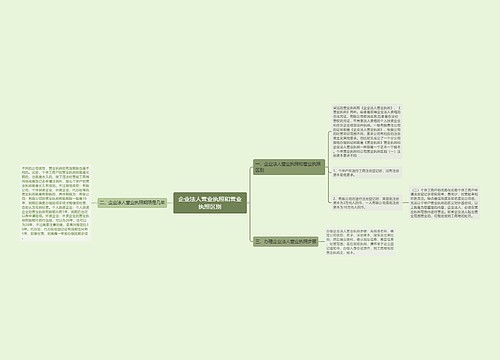 企业法人营业执照和营业执照区别