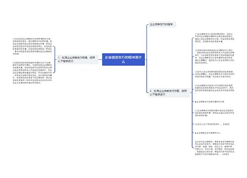 企业债券发行的程序是什么