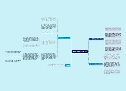 建筑企业所得税计算方法