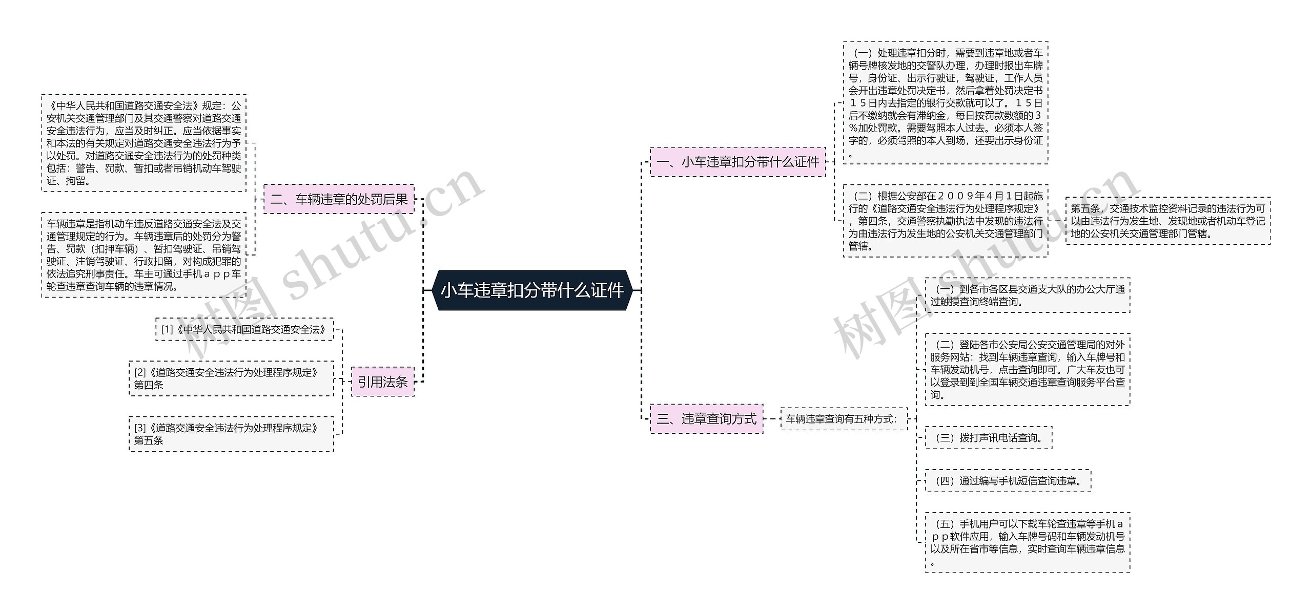 小车违章扣分带什么证件