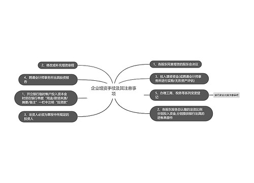 企业增资手续及其注意事项