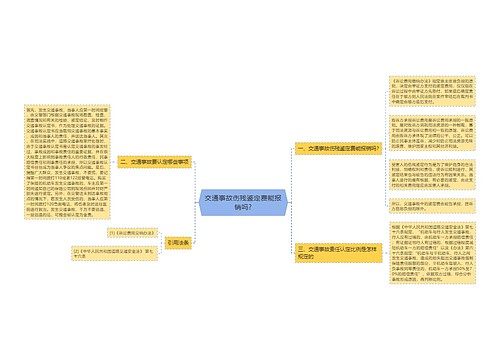 交通事故伤残鉴定费能报销吗?