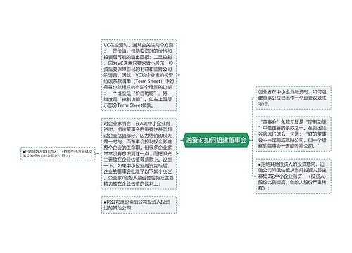 融资时如何组建董事会