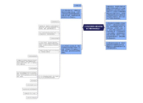 公司法对保护小股东权益做了哪些特殊规定? 公司法对保护小股东权益做了哪些特殊规定?