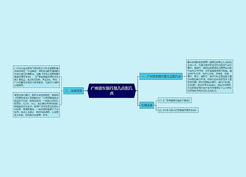 广州货车限行是几点到几点