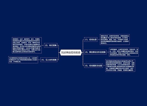 简述事故现场勘查