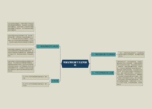 驾驶证暂扣属于无证驾驶吗