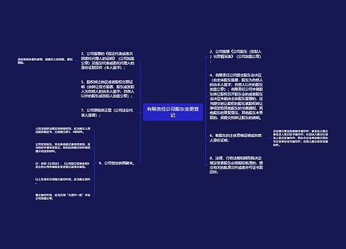 有限责任公司股东变更登记