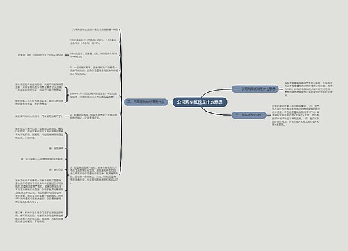 公司购车抵税是什么意思