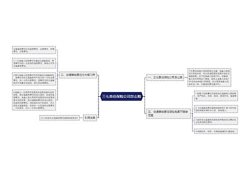 三七责任保险公司怎么赔