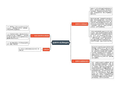 违章停车有滞纳金吗