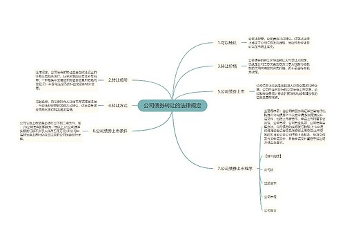 公司债券转让的法律规定