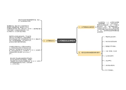公司增资的法律程序