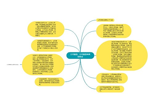 公司债券、公司债券种类和特点