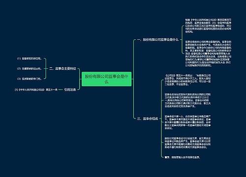 股份有限公司监事会是什么