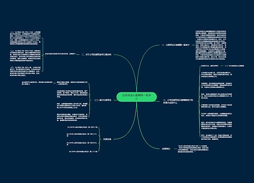 注册资金认缴期限一般多少