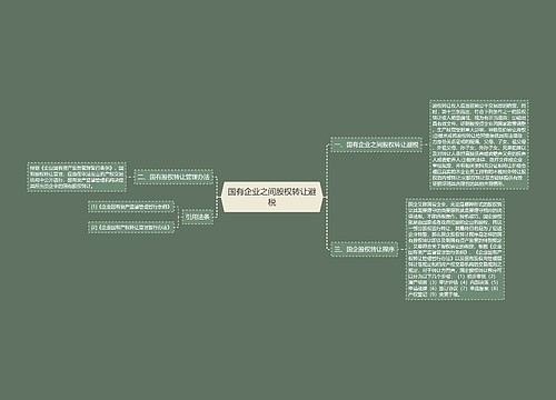 国有企业之间股权转让避税
