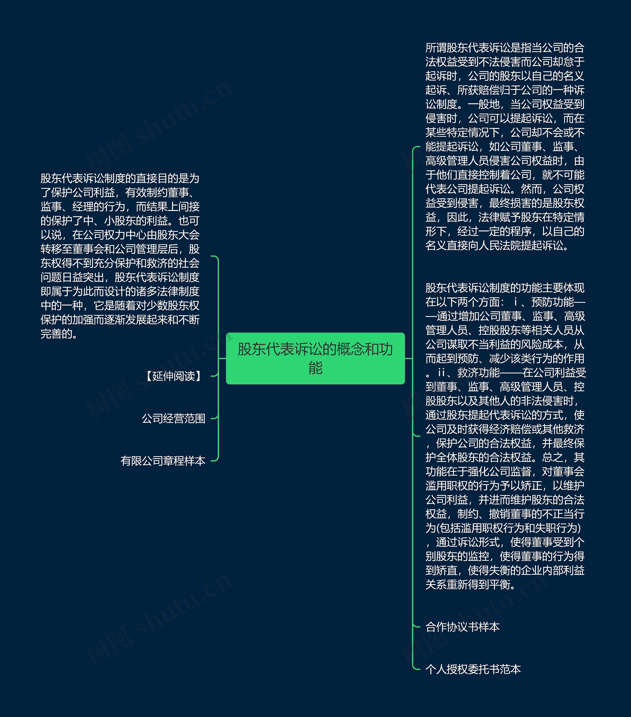 股东代表诉讼的概念和功能