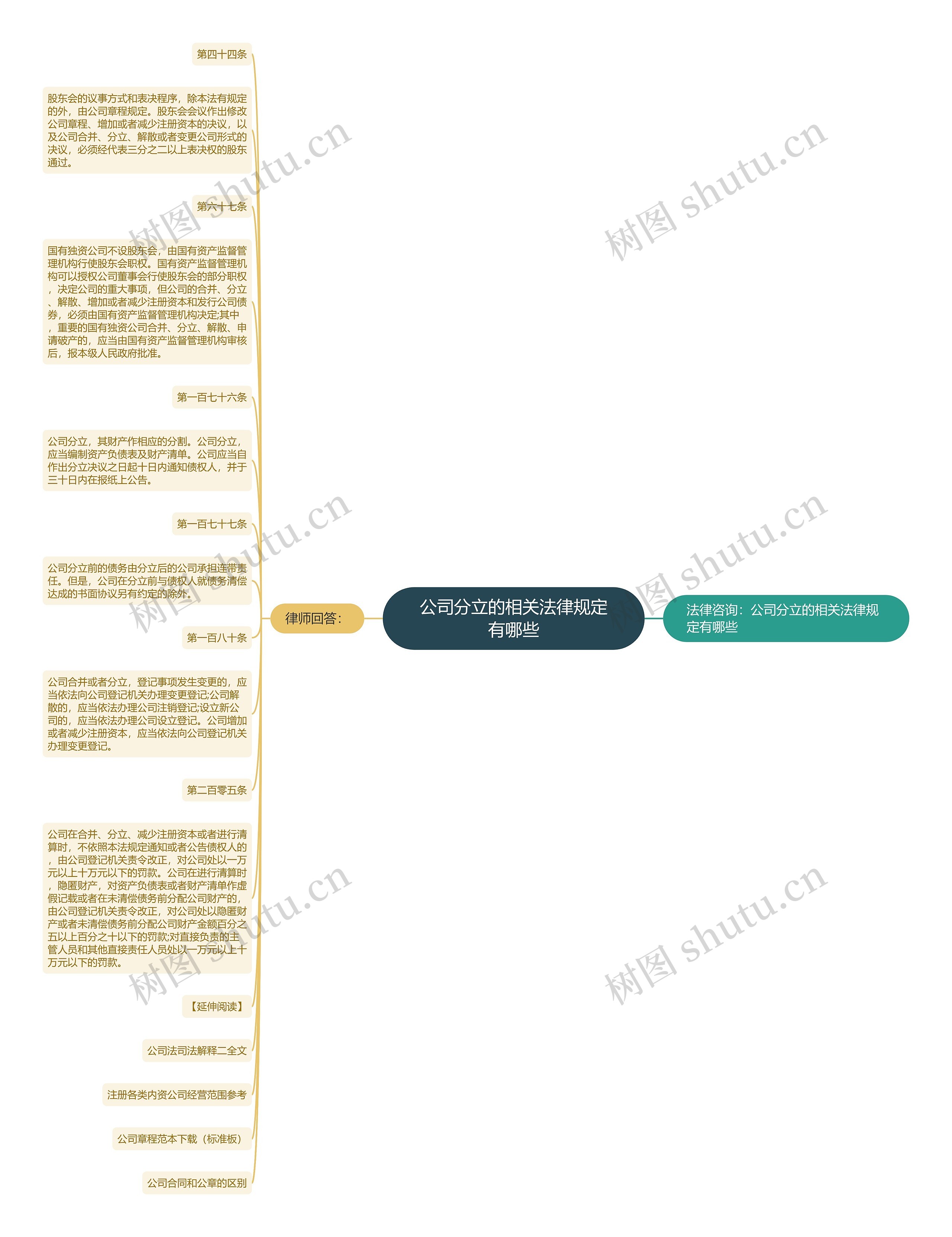 公司分立的相关法律规定有哪些