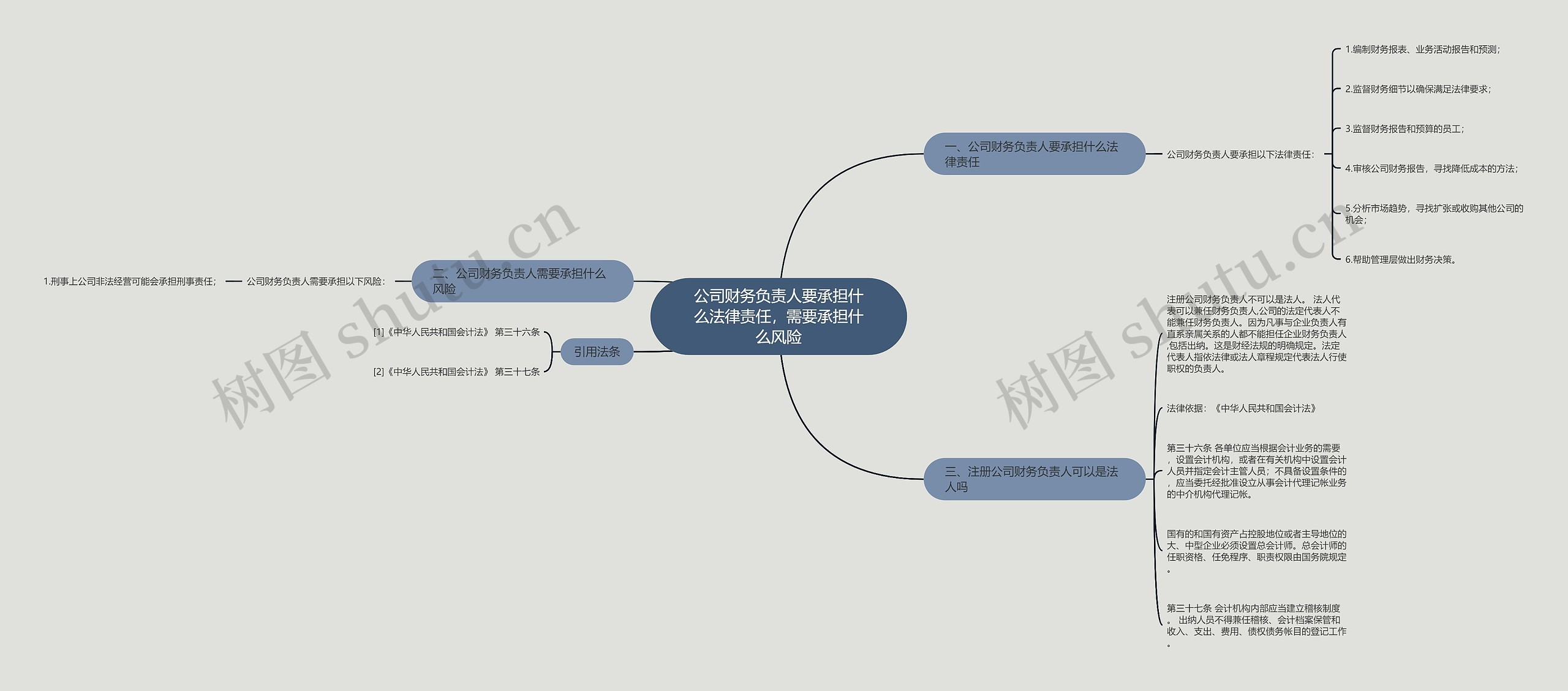 公司财务负责人要承担什么法律责任，需要承担什么风险