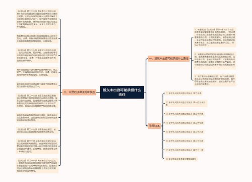 股东未出资可能承担什么责任