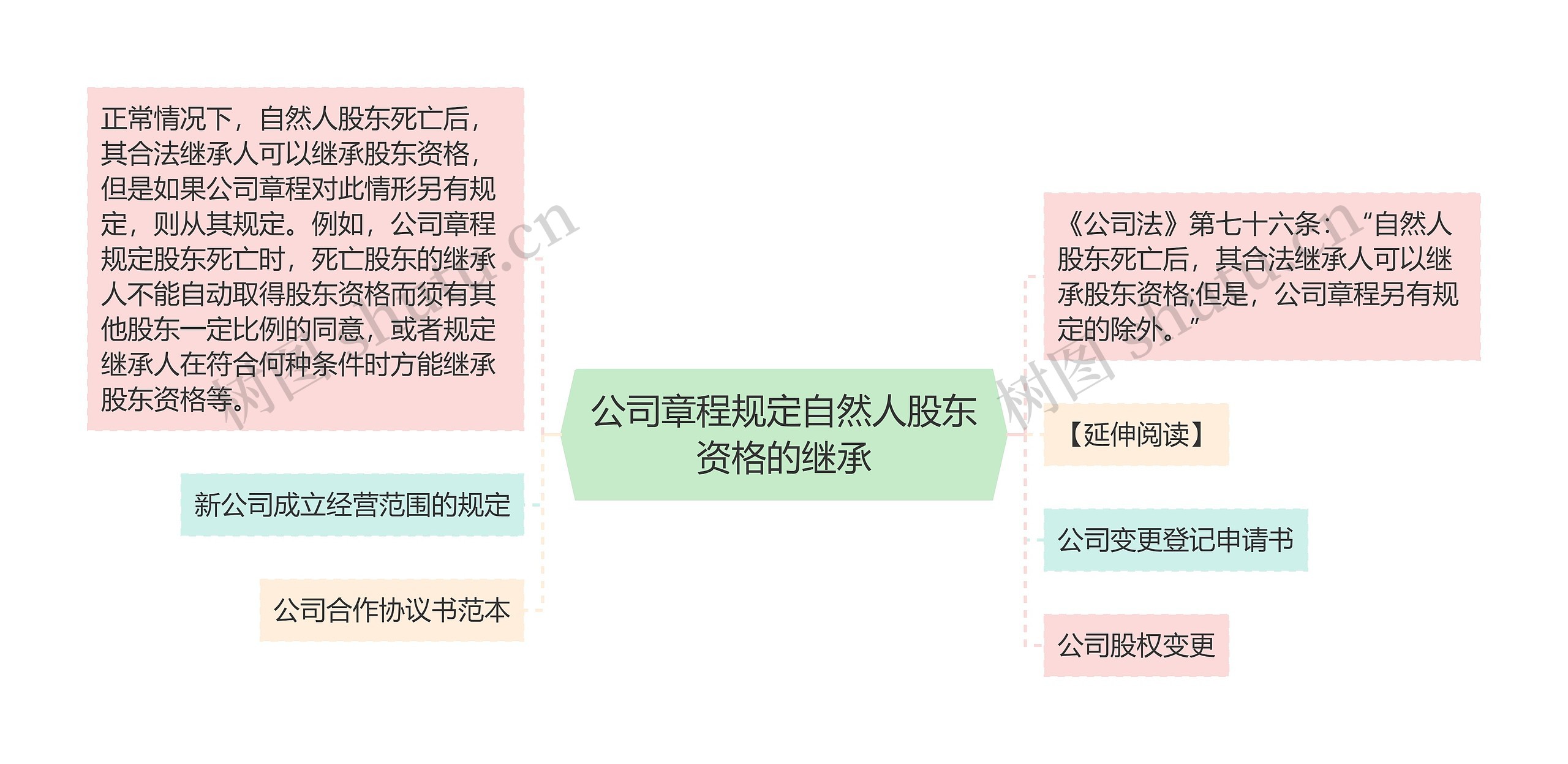 公司章程规定自然人股东资格的继承