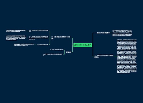 集团公司注册资金要求