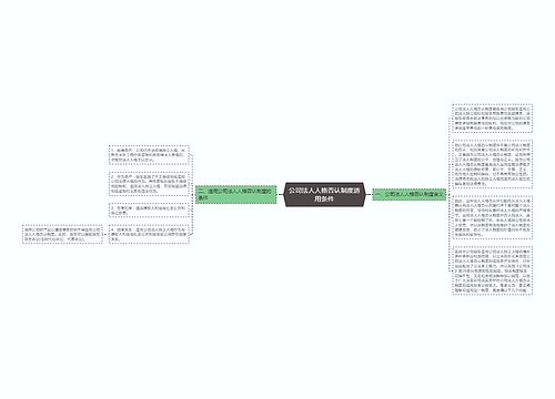 公司法人人格否认制度适用条件