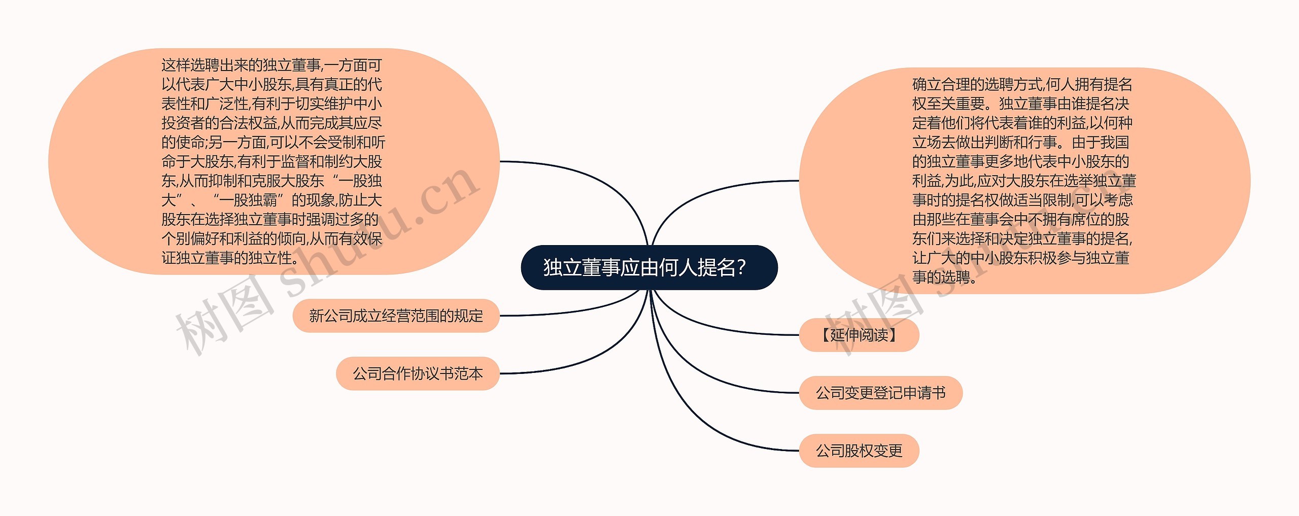 独立董事应由何人提名？思维导图