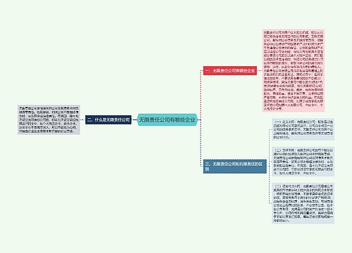 无限责任公司有哪些企业