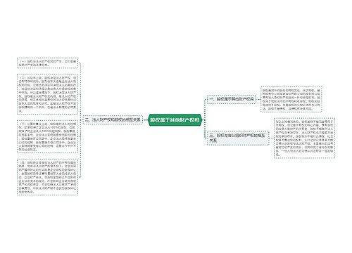 股权属于其他财产权吗