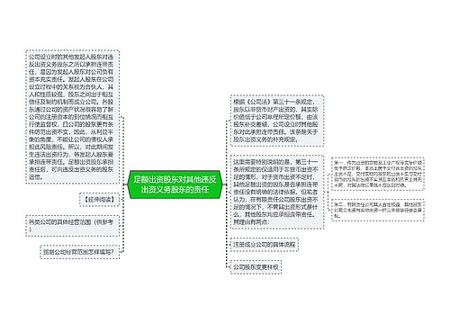 足额出资股东对其他违反出资义务股东的责任