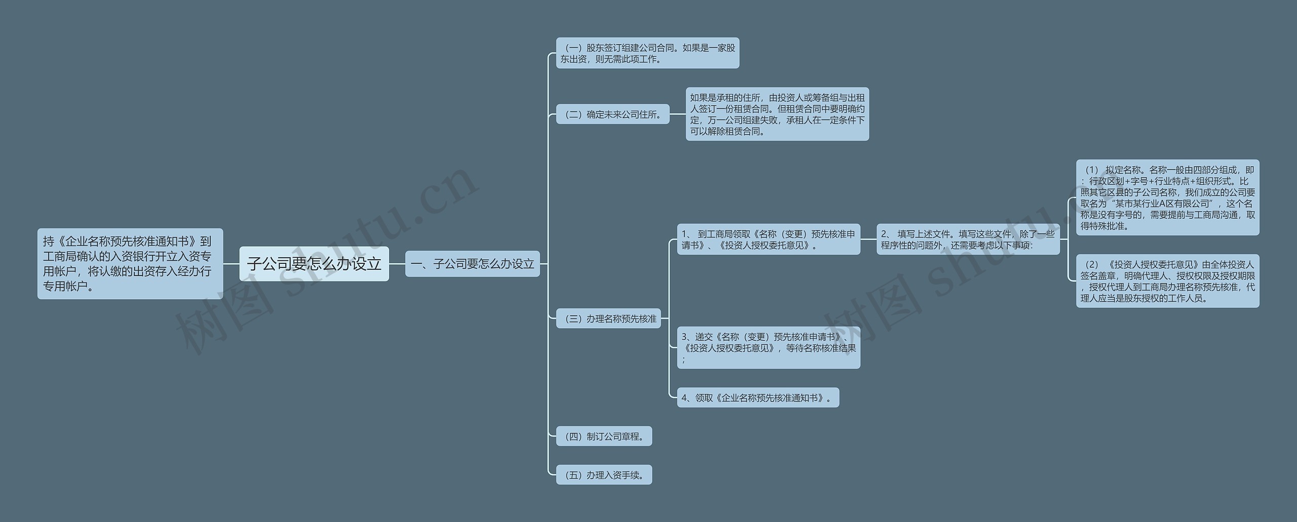 子公司要怎么办设立